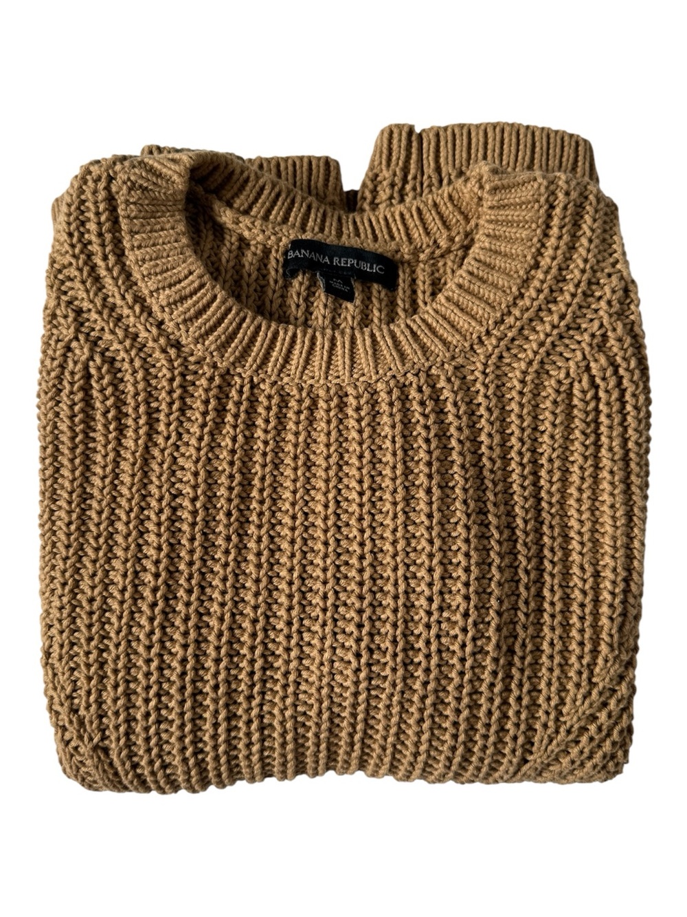 Banana Republic Heavyweight 100% Cotton Short Sleeve Knit Sweater Medium